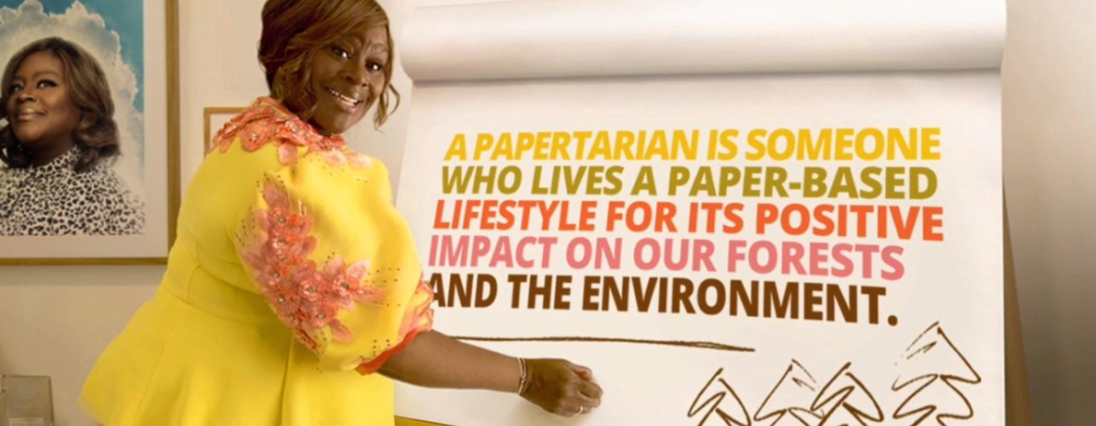 Retta defining what it means to be a papertarian
