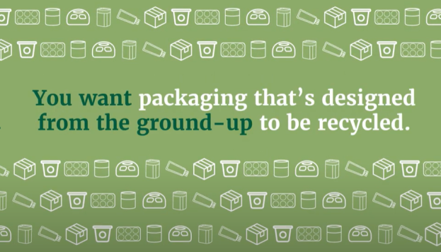 Icons of various recyclable paper packaging innovations