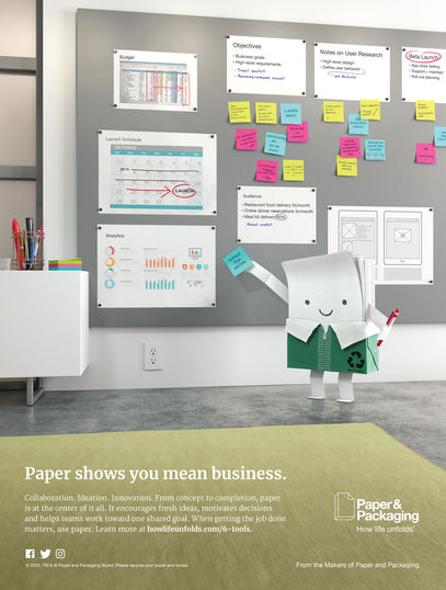 Paper Shows You Mean Business Print Ad